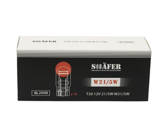 Автолампа SHAFER 12V21/5WW21/5W (SL2008), изображение 2