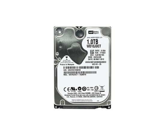 Жорсткий диск для ноутбука 2.5" 1TB WD (# WD10JUCT #)