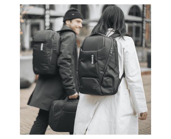 Рюкзак для ноутбука Thule 16" Accent Recycled 26L TACBP-2316, black (3205384), изображение 6 Рюкзак для ноутбука Thule 16" Accent Recycled 26L TACBP-2316, black (3205384), изображение 6