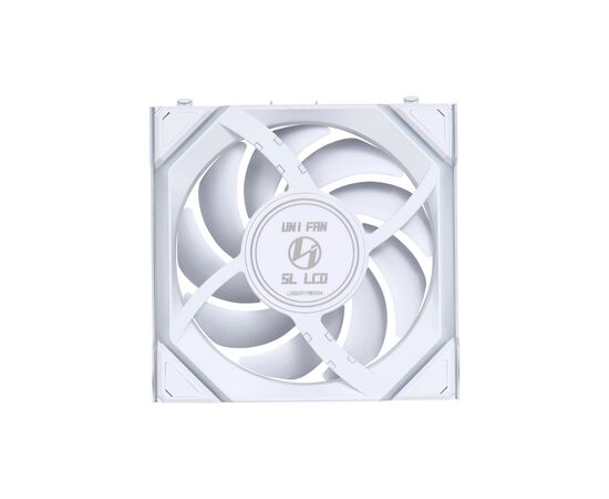 Кулер до корпусу Lian Li Uni Fan SL WIRELESS LCD Reverse, 120-1 (G99.12RSLLCD1W1W.00), зображення 4 Кулер до корпусу Lian Li Uni Fan SL WIRELESS LCD Reverse, 120-1 (G99.12RSLLCD1W1W.00), зображення 4