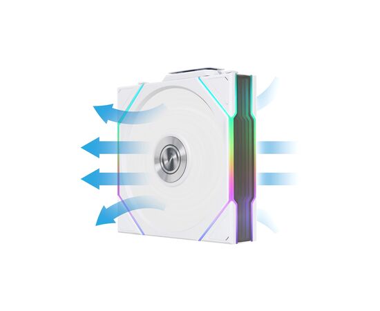 Кулер до корпусу Lian Li Uni Fan TL WIRELESS Reverse, 120-1, Wh (G99.12RTL1W1W.00), зображення 8 Кулер до корпусу Lian Li Uni Fan TL WIRELESS Reverse, 120-1, Wh (G99.12RTL1W1W.00), зображення 8