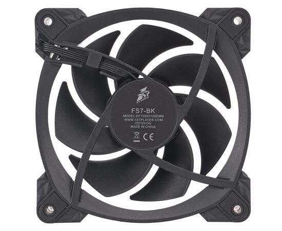 Кулер для корпуса 1stPlayer FS7 Black (FS7-BK-1IN1), изображение 6 Кулер для корпуса 1stPlayer FS7 Black (FS7-BK-1IN1), изображение 6