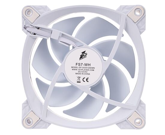 Кулер для корпуса 1stPlayer FS7 White (FS7-WH-1IN1), изображение 6 Кулер для корпуса 1stPlayer FS7 White (FS7-WH-1IN1), изображение 6