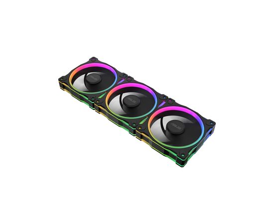 Кулер для корпуса ASUS PRIME MR120 REVERSE ARGB BLACK 3IN1 (90DA00L0-B09020), изображение 2 Кулер для корпуса ASUS PRIME MR120 REVERSE ARGB BLACK 3IN1 (90DA00L0-B09020), изображение 2