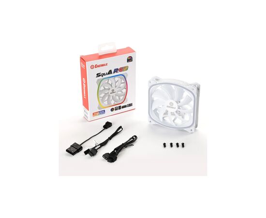 Кулер для корпуса Enermax SquA RGB White (UCSQARGB12P-W-SG), изображение 7 Кулер для корпуса Enermax SquA RGB White (UCSQARGB12P-W-SG), изображение 7