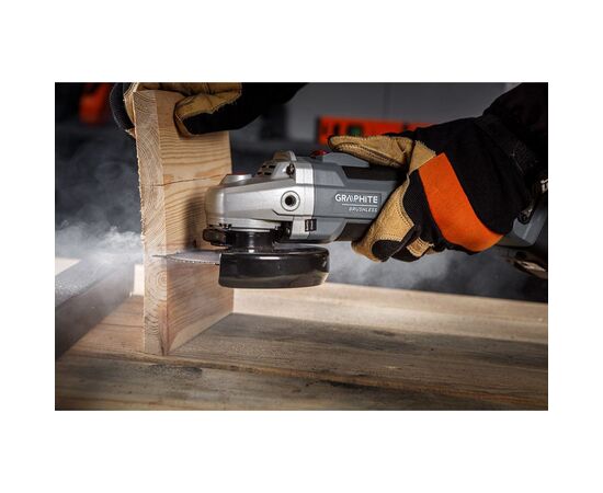 Шлифовальная машина Graphite Energy+ 18V, 125мм, 9200об/мин, 2.28кг (без АКБ и ЗУ) (58GE142), изображение 4 Шлифовальная машина Graphite Energy+ 18V, 125мм, 9200об/мин, 2.28кг (без АКБ и ЗУ) (58GE142), изображение 4