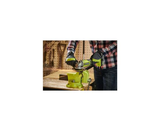 Шлифовальная машина Ryobi ONE+ RAG18125-1C40S 125мм, 18V, 1х4А·час 9000об/мин, сумка (5133005643), изображение 2 Шлифовальная машина Ryobi ONE+ RAG18125-1C40S 125мм, 18V, 1х4А·час 9000об/мин, сумка (5133005643), изображение 2