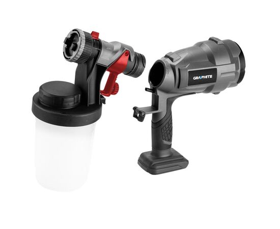 Краскопульт Graphite Energy+ 18V, 700мл/мин, 900мл (без АКБ и ЗУ) (58GE103), изображение 11 Краскопульт Graphite Energy+ 18V, 700мл/мин, 900мл (без АКБ и ЗУ) (58GE103), изображение 11