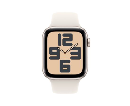 Смарт-часы Apple Watch SE GPS + Cellular 40mm Starlight Aluminium Case with Starlight Sport Band - S/M (MXGJ3QH/A), изображение 2