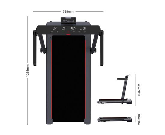 Бігова доріжка Oyeet Walking&Running (TM-YT102), зображення 3 Бігова доріжка Oyeet Walking&Running (TM-YT102), зображення 3