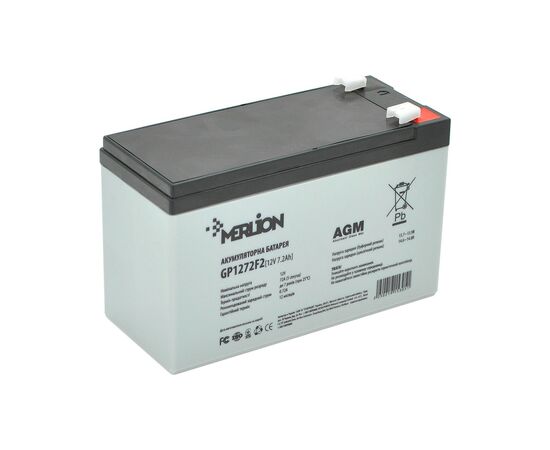 Батарея к ИБП Merlion GP1272F2 12V-7.2Ah (GP1272F2BW)