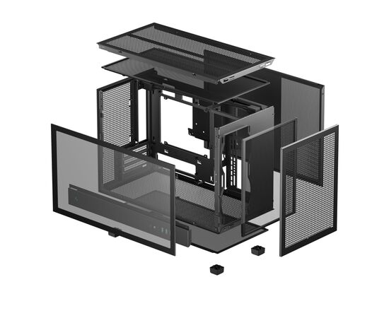 Корпус Deepcool CH260 Black (R-CH260-BKNGM0-G-1), изображение 10 Корпус Deepcool CH260 Black (R-CH260-BKNGM0-G-1), изображение 10