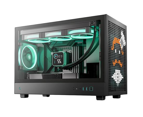 Корпус Deepcool CH260 Black (R-CH260-BKNGM0-G-1), изображение 11 Корпус Deepcool CH260 Black (R-CH260-BKNGM0-G-1), изображение 11