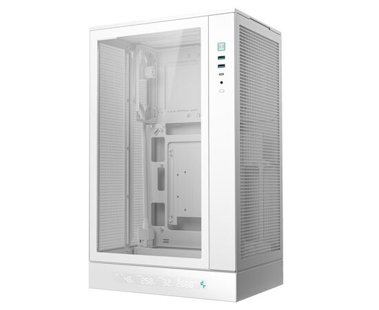 Корпус Deepcool CH270 Digital White (R-CH270-WHNDM0-G-1), изображение 2 Корпус Deepcool CH270 Digital White (R-CH270-WHNDM0-G-1), изображение 2
