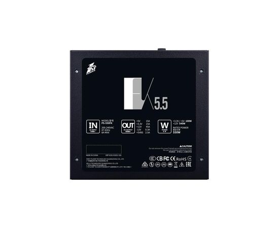 Блок питания 1stPlayer 550W (FK-550-BK-EU), изображение 4 Блок питания 1stPlayer 550W (FK-550-BK-EU), изображение 4