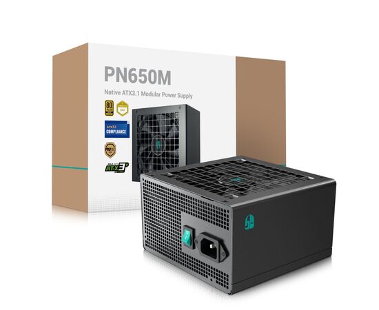 Блок питания Deepcool 650W PN650M GamerStorm (R-PN650M-FC0B-JGEU), изображение 9 Блок питания Deepcool 650W PN650M GamerStorm (R-PN650M-FC0B-JGEU), изображение 9