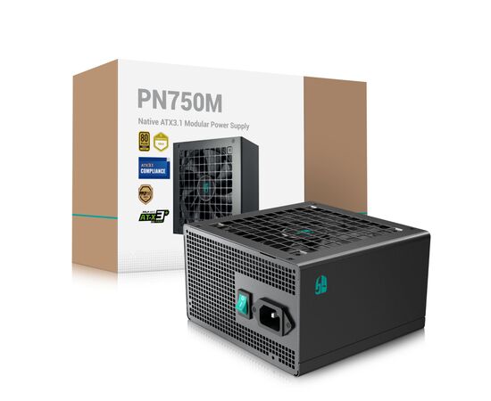 Блок питания Deepcool 750W PN750M GamerStorm (R-PN750M-FC0B-JGEU), изображение 10 Блок питания Deepcool 750W PN750M GamerStorm (R-PN750M-FC0B-JGEU), изображение 10