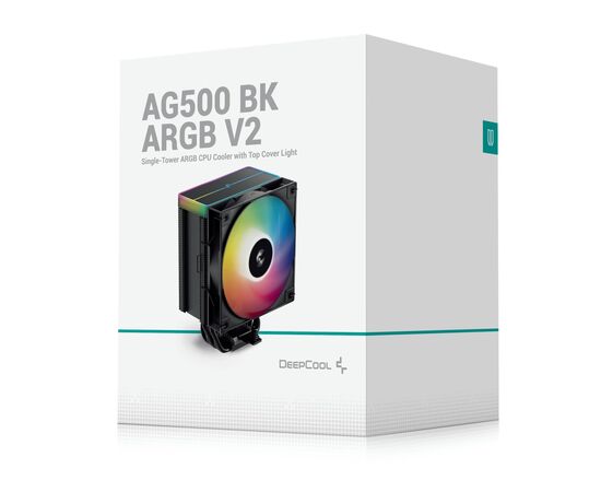 Кулер для корпуса Deepcool AG500 BK ARGB V2 (R-AG500-BKAMMN-GJD), изображение 10 Кулер для корпуса Deepcool AG500 BK ARGB V2 (R-AG500-BKAMMN-GJD), изображение 10