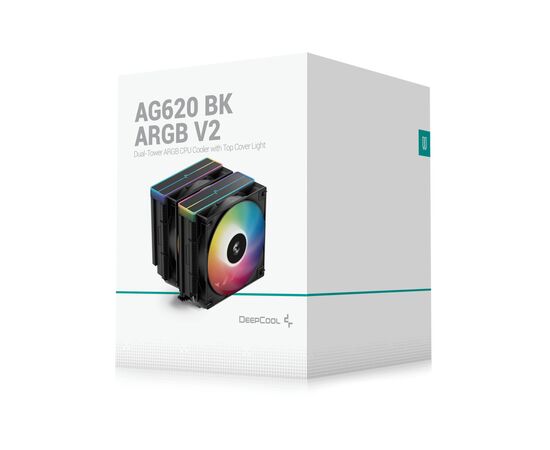 Кулер для корпуса Deepcool AG620 BK ARGB V2 (R-AG620-BKAMMN-GJD), изображение 10 Кулер для корпуса Deepcool AG620 BK ARGB V2 (R-AG620-BKAMMN-GJD), изображение 10