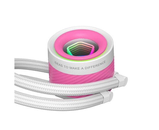 Система жидкостного охлаждения ID-Cooling FX360 INF Pink (FX360 INF PINK), изображение 4 Система жидкостного охлаждения ID-Cooling FX360 INF Pink (FX360 INF PINK), изображение 4