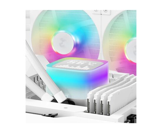 Система жидкостного охлаждения Deepcool LP360 ARGB White (R-LP360-WHMSMC-G-1), изображение 8 Система жидкостного охлаждения Deepcool LP360 ARGB White (R-LP360-WHMSMC-G-1), изображение 8
