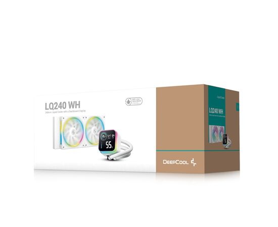 Система жидкостного охлаждения Deepcool LQ240 White (R-LQ240-WHDSMC-G-1), изображение 6 Система жидкостного охлаждения Deepcool LQ240 White (R-LQ240-WHDSMC-G-1), изображение 6