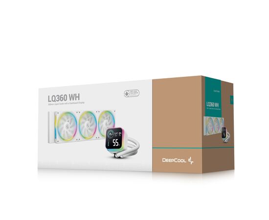 Система жидкостного охлаждения Deepcool LQ360 White (R-LQ360-WHDSMC-G-1), изображение 6 Система жидкостного охлаждения Deepcool LQ360 White (R-LQ360-WHDSMC-G-1), изображение 6