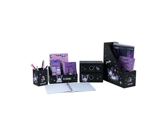 Настольный набор Kite Kuromi 4 предмета, картон (HK25-357)