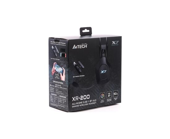 Навушники A4Tech XR-200 Black (4711421001410), зображення 7 Навушники A4Tech XR-200 Black (4711421001410), зображення 7