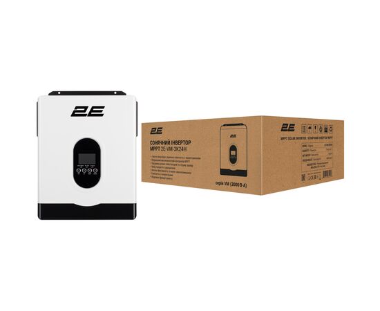 Солнечный инвертор 2E VM-3K24H 3000VA/2700W, 24V, Hi-Voltage (2E-VM-3K24H), изображение 7 Солнечный инвертор 2E VM-3K24H 3000VA/2700W, 24V, Hi-Voltage (2E-VM-3K24H), изображение 7