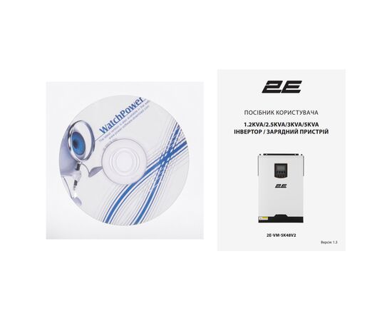 Солнечный инвертор 2E VM-5K48 5000VA/5000W, 48V, Hi-voltage (2E-VM-5K48V2), изображение 7 Солнечный инвертор 2E VM-5K48 5000VA/5000W, 48V, Hi-voltage (2E-VM-5K48V2), изображение 7