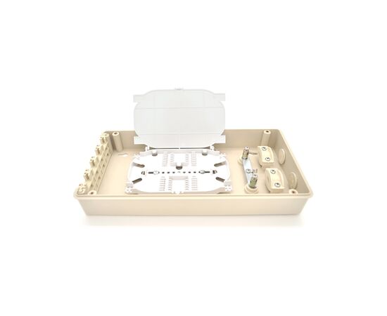 Оптичний бокс Merlion PON-box до 12 зварних з'єднань, SC simplex adaptor (ML-OP-F401A-12C)