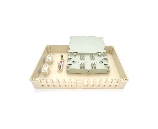 Оптичний бокс Merlion PON-box до 24 зварних з'єднань, SC Simplex adaptor (ML-OP-F402A-24C)