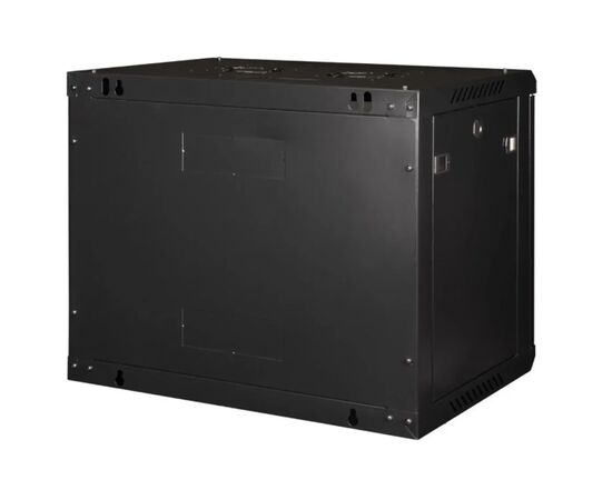 Шкаф настенный Hypernet 9U 19" 600x450 ProLine (PL-WMNC-9U-BLACK), изображение 3 Шкаф настенный Hypernet 9U 19" 600x450 ProLine (PL-WMNC-9U-BLACK), изображение 3