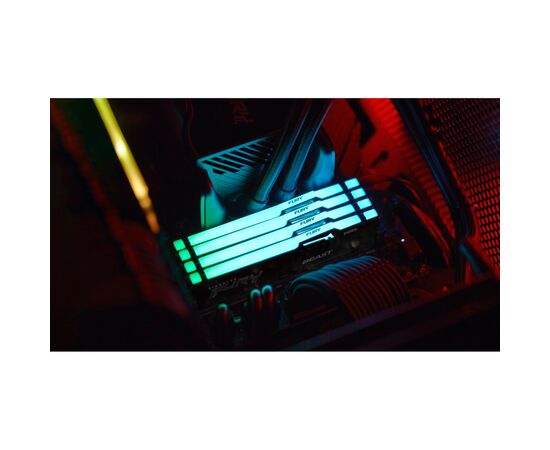 Модуль памяти для компьютера DDR5 64GB (2x32GB) 5600 MHz Beast RGB EXPO Black Kingston Fury (ex.HyperX) (KF556C40BBA-64), изображение 8 Модуль памяти для компьютера DDR5 64GB (2x32GB) 5600 MHz Beast RGB EXPO Black Kingston Fury (ex.HyperX) (KF556C40BBA-64), изображение 8