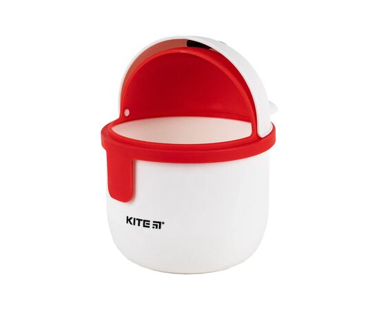 Кошик для паперів Kite Настільний контейнер для сміття, білий (K24-009-2), зображення 3