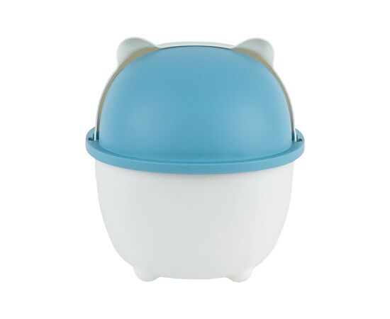 Кошик для паперів Kite Настільний контейнер для сміття, біло-блакитний (K24-009-6), зображення 2