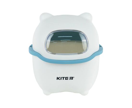 Корзина для бумаг Kite Настольный мусорный контейнер, бело-голубой (K24-009-6)