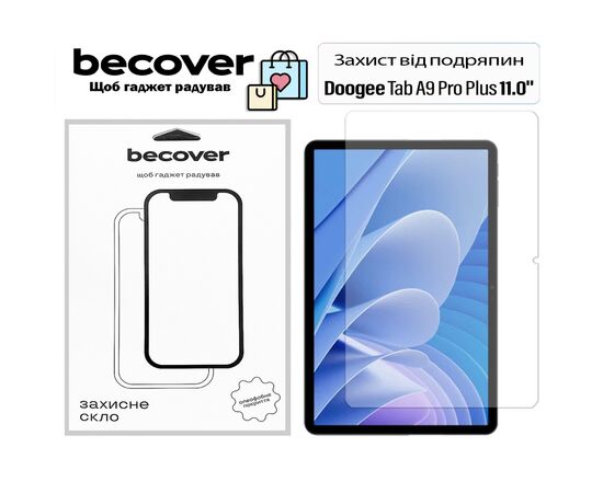 Скло захисне BeCover Doogee Tab A9 Pro Plus 11.0" (713712)