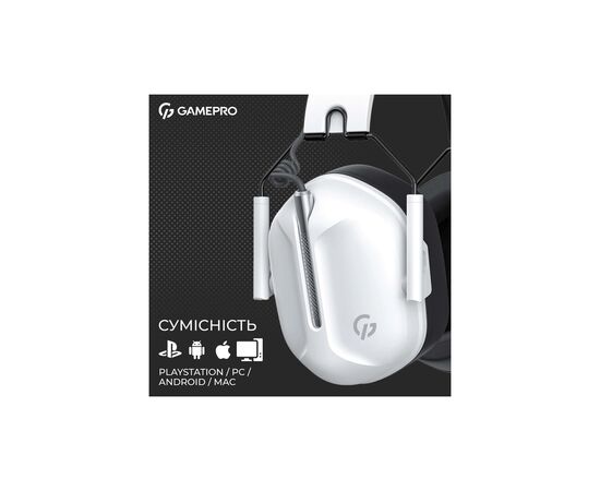Наушники GamePro Genesis Hunter White (HS1350W), изображение 11 Наушники GamePro Genesis Hunter White (HS1350W), изображение 11