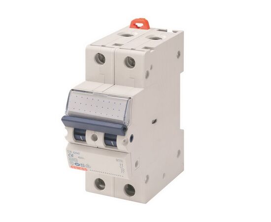 Автоматический выключатель GEWISS 2-п.  6A 6kA С (GW92045)