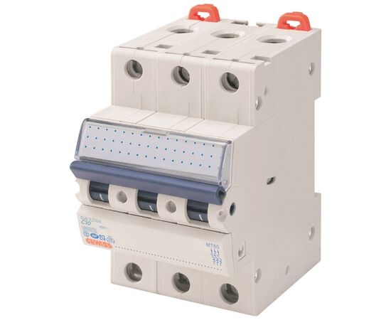 Автоматический выключатель GEWISS 3-п. 10A 6kA С (GW92066)