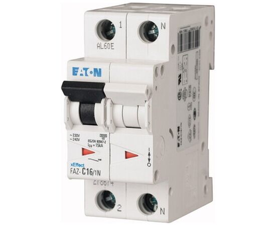 Автоматический выключатель Eaton 2-п. M2 C 25A PL6 6кА (286569)