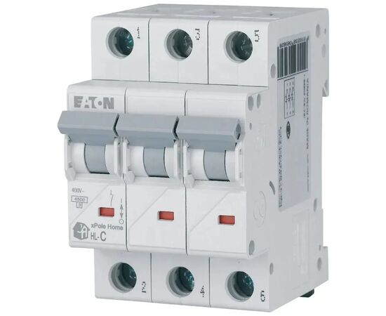 Автоматический выключатель Eaton 3-п. С 63А HL 4.5кА, изображение 3