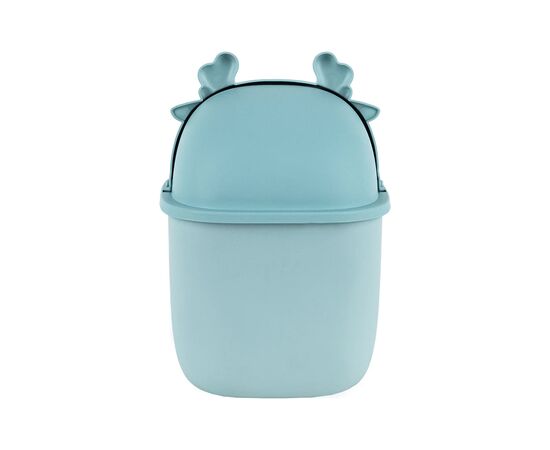 Корзина для бумаг Kite Настольный мусорный контейнер, голубой (K24-009-4), изображение 2 Корзина для бумаг Kite Настольный мусорный контейнер, голубой (K24-009-4), изображение 2