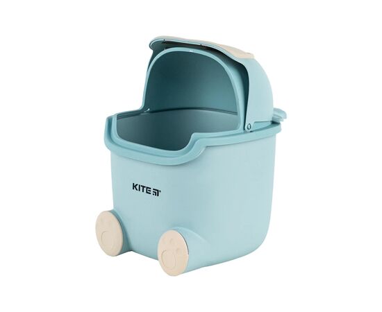 Корзина для бумаг Kite Настольный мусорный контейнер, голубой (K24-009-4), изображение 3 Корзина для бумаг Kite Настольный мусорный контейнер, голубой (K24-009-4), изображение 3