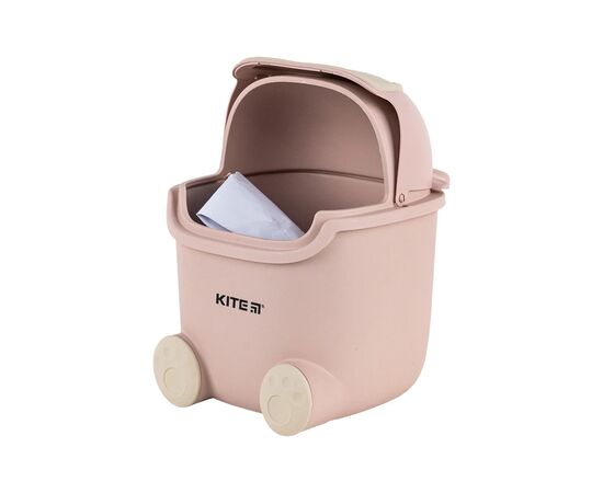 Корзина для бумаг Kite Настольный контейнер для мусора, розовый (K24-009-5), изображение 4