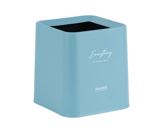 Кошик для паперів Axent Настільний контейнер для сміття, квадратний, блакитний (2132-07-A), зображення 2 Кошик для паперів Axent Настільний контейнер для сміття, квадратний, блакитний (2132-07-A), зображення 2