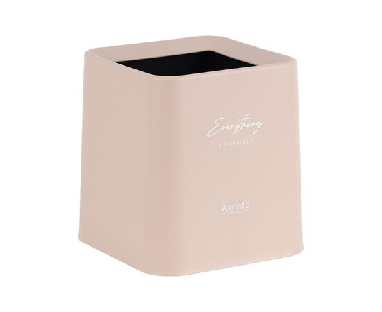 Корзина для бумаг Axent Настольный мусорный контейнер, квадратный, персиковый (2132-42-A), изображение 2 Корзина для бумаг Axent Настольный мусорный контейнер, квадратный, персиковый (2132-42-A), изображение 2