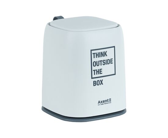 Кошик для паперів Axent Настільний контейнер для сміття, прямокутний, білий (2133-21-A), зображення 2 Кошик для паперів Axent Настільний контейнер для сміття, прямокутний, білий (2133-21-A), зображення 2